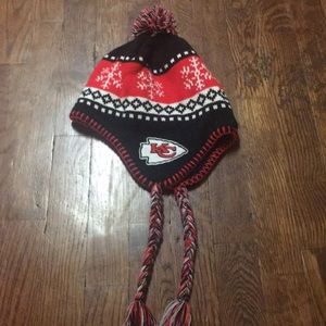 Kansas City Chiefs Earflap Beanie Stocking Cap